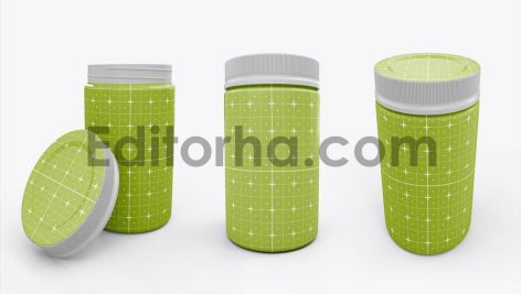 Food Plastic Pot Mockup2