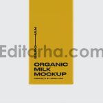 Juice Carton Box with Straw Mockup2