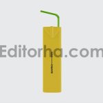 Juice Carton Box with Straw Mockup5