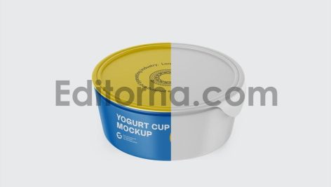 Matte Yogurt Cup Mockup2