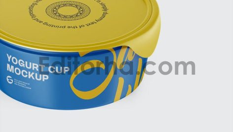 Matte Yogurt Cup Mockup5