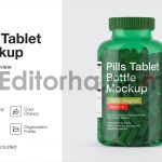 Plastic Bottle With Capsules Mockup1