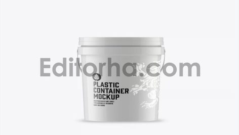 Plastic Paint Bucket Mockup2