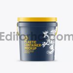 Plastic Paint Bucket Mockup3