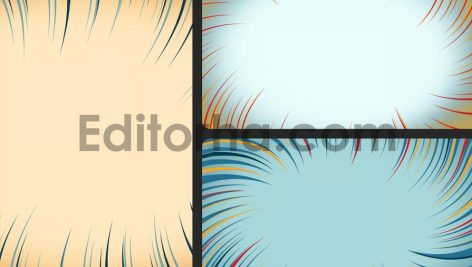 Radial Comic Line3