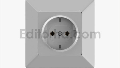 Recessed Euro Wall Socket