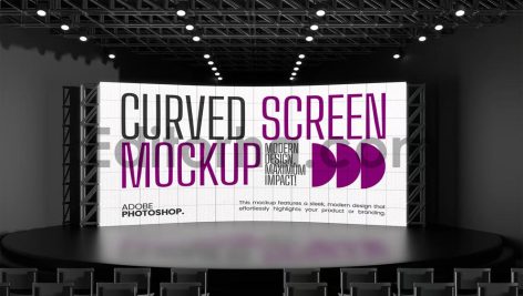 Curved Screen Mockup4