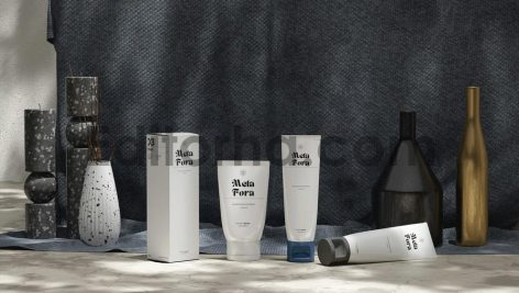 Elegant Cosmetic Tube Mockup Design2